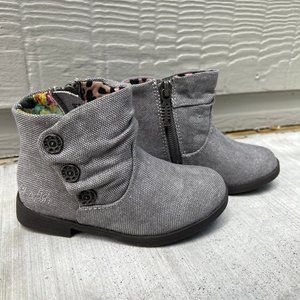 St. Gray Gaucho Canvas Bootie